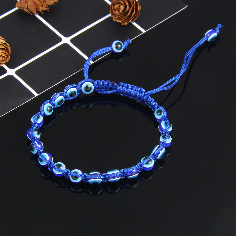 Wholesale Devil Eye Braided Cord Bracelet
